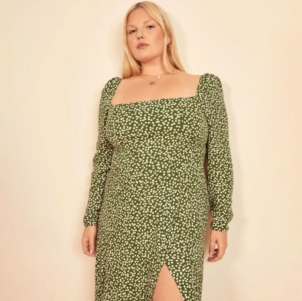 Reformation Sigmund Dress Size 18 - Picture 2 of 6